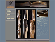 Tablet Screenshot of bogenbau-biebel.de